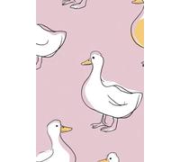 Pattern of duck: Work Notebook, Funny Office Gift for Women, Coworker, Boss, Secret Santa Gag Gift (Blank Lined Journal)
