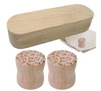 Pattern Weight Set - Fabric Pattern Weights Set With Wooden Tailors Clapper | Rubber Wood Sewing Weights For Cutting Fabric & Paper | Quilting & Dressmaking Tools