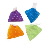 Pattern Weights For Sewing - 4 Piece Triangle Fabric Cutting Weights With Handle | Soft Paperweight Set For Quilting Crafting Dressmaking | Reusable Sewing Pattern Holders F́or Beginners Professionals