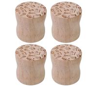 Pattern Weights Set, Wooden Sewing Weights, Fabric Cutting Holders, Dressmaking Template Tools, Round Cloth Stabilizer Paperweight for Tailoring Sewing Drawing Craft Use 5.5x5.5x5.5cm
