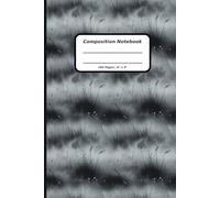 Patterns Composition Notebooks, 160 Pages, 6" x 9" , Ruled Paper, A Foggy Meadow Pattern Covers (Pattern Designs, 160 Pages, 6" x 9")