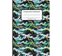 Patterns Composition Notebooks, 160 Pages, 6" x 9" , Ruled Paper, A Majestic Spring Thunderstorm Unfolds over Undulating Rolling Hills Pattern Covers (Pattern Designs, 160 Pages, 6" x 9")