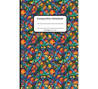 Patterns Composition Notebooks, 160 Pages, 6" x 9" , Ruled Paper, A Stained Glass Pattern Covers (Pattern Designs, 160 Pages, 6" x 9")