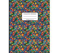 Patterns Composition Notebooks, 200 Pages, 8.5" x 11" , Ruled Paper, A Stained Glass Pattern Covers (Pattern Designs, 200 Pages, 8.5" x 11")