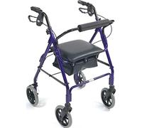 Patterson Medical - Andador ligero de aluminio con ruedas, color azul