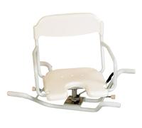 Patterson Medical - Asiento giratorio para baño, color blanco