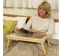 Patterson Medical - Bandeja ajustable de madera para cama