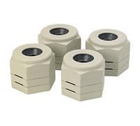Patterson Medical Langham - Elevadores para muebles regulables en altura (4.3 a 6.5 cm, 4 piezas)