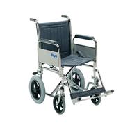 Patterson Medical - Silla de ruedas de tránsito (plegable, con reposabrazos y reposapiés extraíbles)