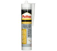 Pattex 1536075 AC 405 Sellador Acrílico de Pared Con Acabado Texturizado, 300 ml, Color Blanco
