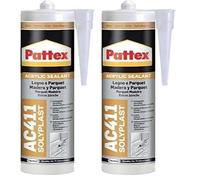 Pattex 1611912 Silicona para Madera, Sapeli, 300 ml (Paquete de 2)