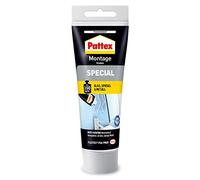 Pattex Adhesivo de montaje especial, tubo de 80 g de adhesivo transparente para cristales, espejos y otras superficies lisas en interiores y exteriores