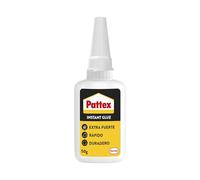 Pattex Adhesivo Instantáneo Extra Fuerte 50g - Pegamento de Cianoacrilato de para Múltiples Materiales: Plástico, Metal, Cerámica, Madera - Cola de Secado Rápido para uso Profesional