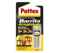 Pattex barrita arreglatodo, masilla bicomponente especial madera, past