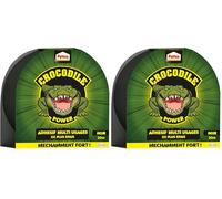 Pattex Cinta adhesiva de 2 capas, extra gruesa y resistente, extra adhesiva para reparaciones, rollo adhesivo apto para muchos usos, color negro (Paquete de 2)