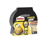 Pattex Cinta eléctrica, cinta de reparación de excelente adherencia, cinta adhesiva fuerte de color plateado, cinta impermeable de tres capas, rollo de 48 mm x 10 m