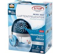 Pattex Deshumidificador Pattex AERO 360º, deshumidificador de habitaciones ultra-absorbente, ayuda a prevenir la condensación, los olores de moho y hongos, recargable, 1 unidad incl. 1 recambio 450 g
