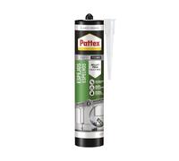 Pattex Espejos (1 x 280 ml), adhesivo para fijación y sellado de espejos, multimaterial, pegamento para cristal que no mancha, pegamento fuerte de larga duración, blanco