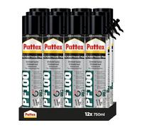 Pattex Espuma Pack de 12 Espumas Poliuretano PF100 Universal Manual 750 ml