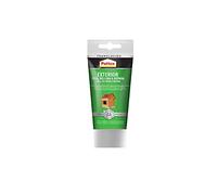 Pattex Exterior Sella, Pega & Repara, sellador exterior duradero, polímero transparente resistente a las condiciones climáticas, cubrejuntas pintable, 1 tubo x 80 ml