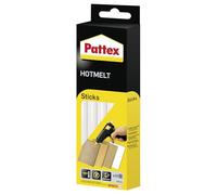 Pattex Hotmelt Sticks barras de pegamento de altísima transparencia para pistola de pegamento caliente, 10 barras de pegamento caliente para hacer manualidades, decorar y reparar