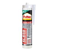 Pattex M15294 Sl650, Silicona Neutra para Ventanas y Juntas, Color Blanco, 300 ml