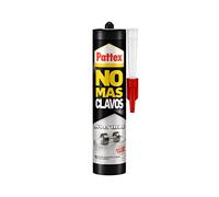 Pattex No Más Clavos Invisible, pegamento resistente transparente, pegamento extrafuerte para madera, metal y más, adhesivo de montaje instantáneo, 1 cartucho x 310 g