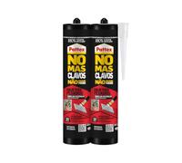 Pattex No Mas Clavos Objetos Pesados, Adhesivo de Montaje, Blanco, 2 x 446g