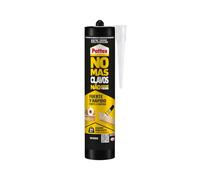 Pattex No Más Clavos Original, adhesivo de montaje resistente, pegamento extrafuerte para madera, metal y más, adhesivo blanco instantáneo, 1 cartucho x 370 g
