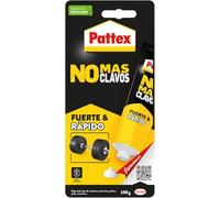 Pattex No Más Clavos Original, adhesivo de montaje resistente, pegamento extrafuerte para madera, metal y más, adhesivo blanco instantáneo, 1 tubo x 100 g