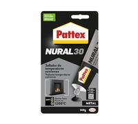 Pattex Nural 30 Sellador para Temperaturas Extremas, sellador de juntas resistente a altas temperaturas, pegamento especial para estufas y chimeneas, 1 x 140 g, tubo