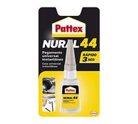 Pattex Nural 44, pegamento universal instantáneo, transparente, 20 gr