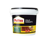 PATTEX P685 - Pegamento polimérico para todo tipo de parquet y longitud de hoja - Apto para suelos calefactores, garantiza un pegado elástico potente y duradero - Cubo de 16 kg