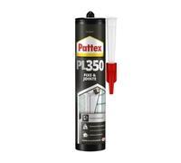PATTEX - Pegamento de fijación PL350, sellador de fijación de polímero de alta resistencia, interior y exterior, pegamento y junta, color transparente, cartucho de 300 g