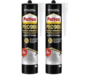 Pattex PL Premium Pegamento adhesivo de montaje resistente al agua, blanco,1 cartucho x 460 g (Paquete de 2)