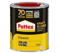 Pattex Power Adhesive Classic, adhesivo extra fuerte para una mayor resistencia, adhesivo multiuso para uso universal, 650 g de adhesivo de alta resistencia al calor