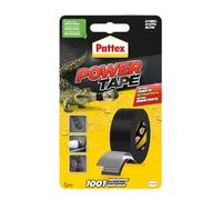 Pattex Cinta multiusos Power Tape, resistente, fuerte, corte fácil, negro, 5 m