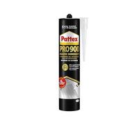 Pattex PRO900 Adhesivo de montaje para interiores y exteriores, pegamento fuerte de agarre inmediato, pegamento extrafuerte resistente al agua con gran poder de relleno, 1 cartucho x 460 g