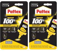 Pattex Repair 100% pegamento para todos los usos - Resistente al calor para uso interior y exterior - 50 g para reparar varios materiales (Paquete de 2)
