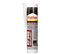 Pattex RF 999, Sellador Refractario para Barbacoas y Chimeneas, Negro, 300 ml
