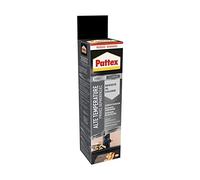 Pattex Sellador de silicona de alta temperatura, color rojo, hasta 250°, acético, para mampostería, plástico, metal, vidrio y cerámica, ideal para chimenea, estufas y horno, tubo de 70 ml