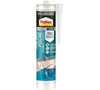 Pattex Sellador Piscinas (1 x 280 ml), polímero adhesivo impermeable con Flextec, multimaterial, adhiere bajo el agua, ideal para sellar, pegar y reparar piscinas, blanco
