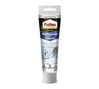 Pattex Silicona Baños y Cocinas, Resistente al Moho y Agua, Transparente, 50 ml