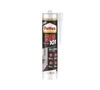 Pattex SP101 Original, adhesivo sellador para interiores y exteriores, polímero sellador beige multimaterial, sellador de juntas en cartucho, 1 x 280 ml