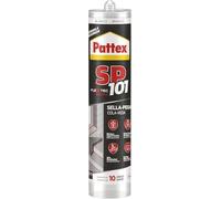 Pattex SP101 Original, adhesivo sellador para interiores y exteriores, polímero sellador blanco multimaterial, sellador de juntas en cartucho, 1 x 280 ml