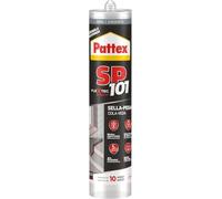 Pattex SP101 Original, adhesivo sellador para interiores y exteriores, polímero sellador gris multimaterial, sellador de juntas en cartucho, 1 x 280 ml