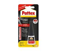 Pattex Superglue Precision, súper pegamento para pegar con precisión y sin gotear, pegamento líquido de secado rápido y apto para el lavavajillas, 1 frasco de 5 g