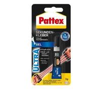 PATTEX - Tubo de 3 g de pegamento instantáneo Ultra Gel