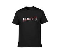 Patti Smith Horses Punk Poetry Art Mens - Camiseta unisex para hombre, Negro , L