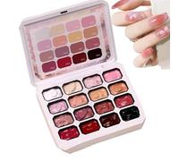Patting Gel 16 Color Manicure Supplies Gradient Art Liquid | Gradient Painting Kit | Manicure Color Blending Medium | Beginner Pro Art Set | Women Girls Beauty Craft Tool | Home Salon Bridal Student U